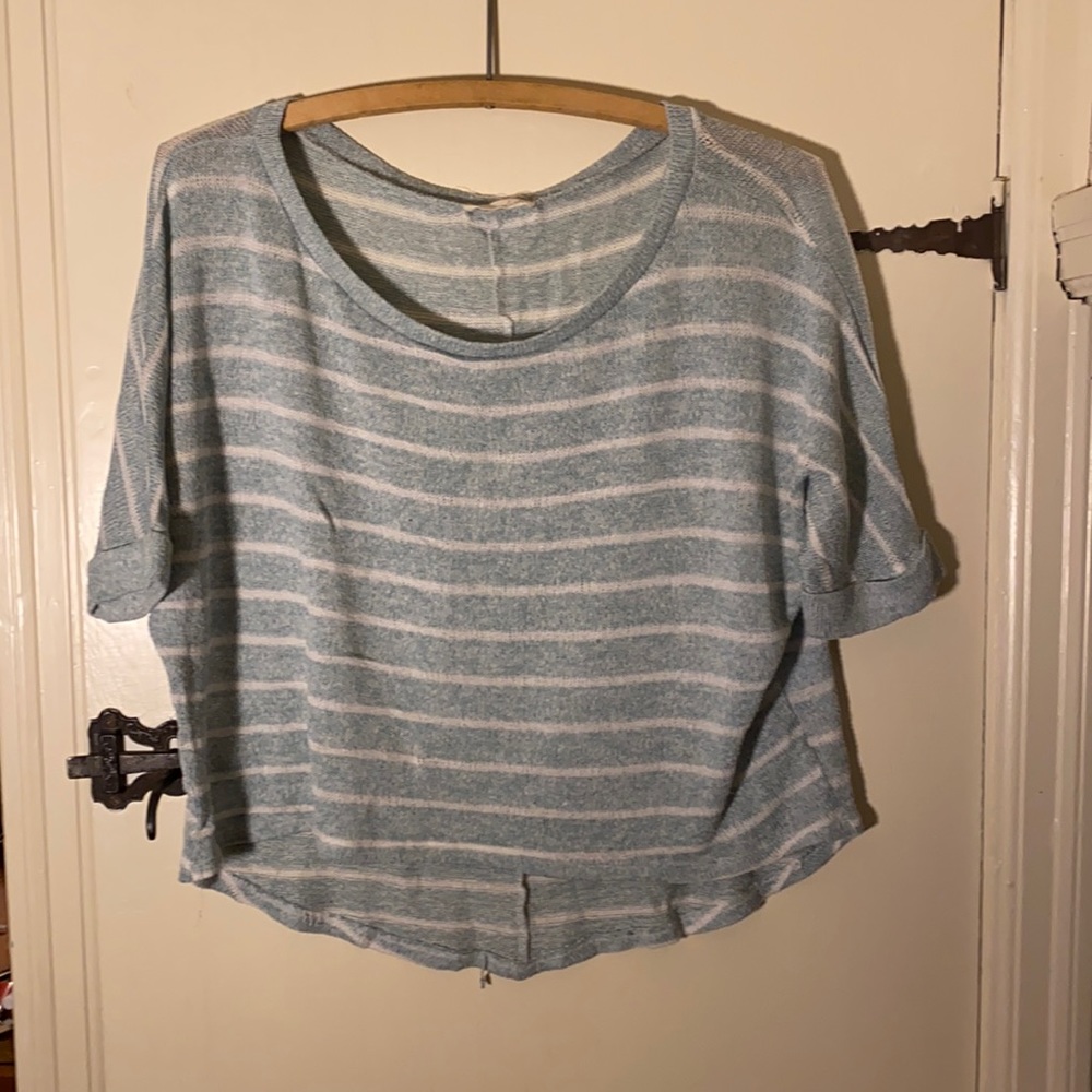 Bundle30 - Stripe Blue and White T-shirt